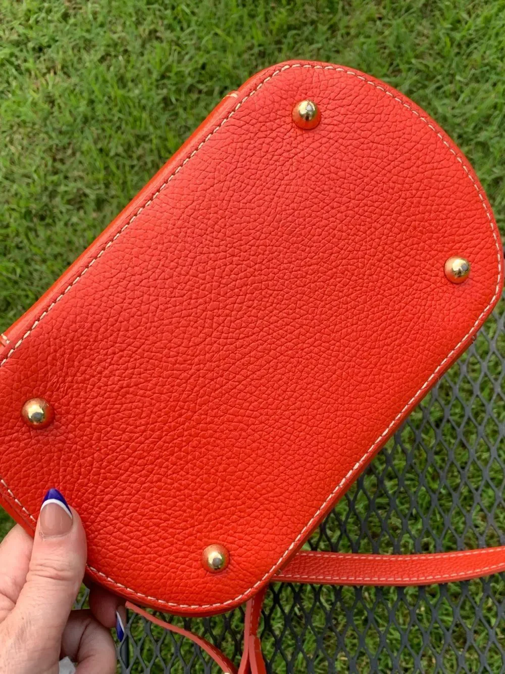 Divina Firenze Leather Red Drawstring Bucket Bag - Women's Crossbody